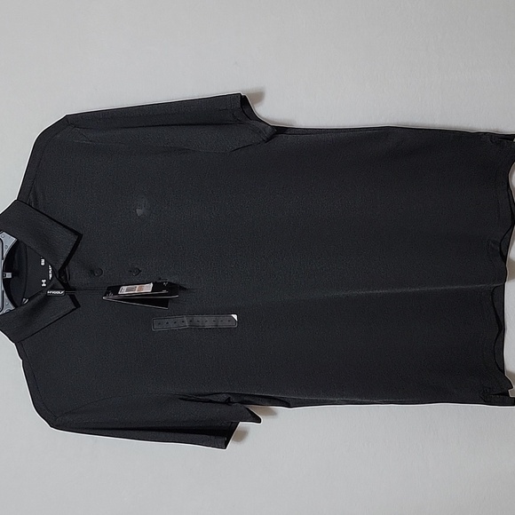 Men's Under Armour Playoff 3.0 Polo, Black/Jet Gray, Size Small, NWT - Picture 7 of 11